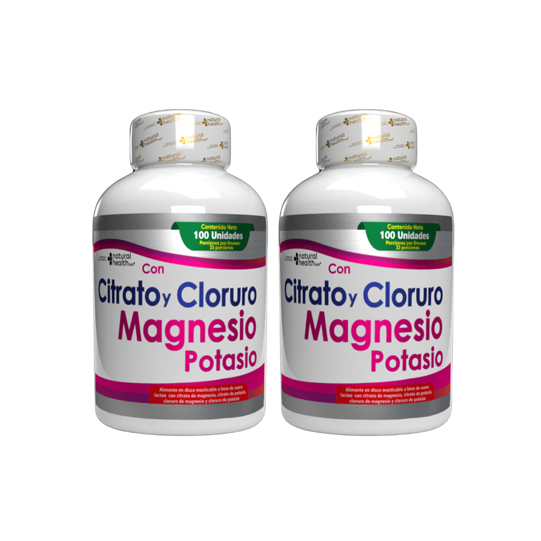 citrato de magnesio 4 en 1 X2