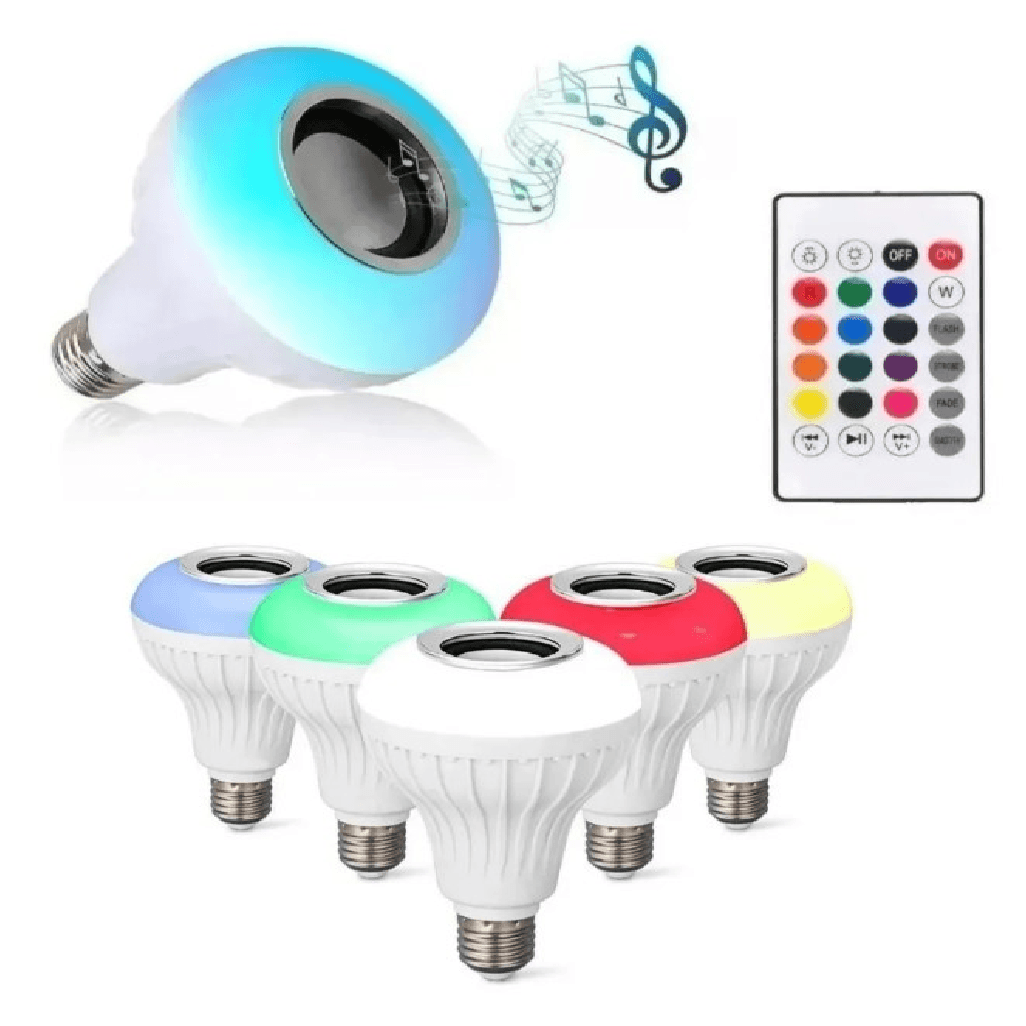 Bombillo Parlante Bluetooth Musica