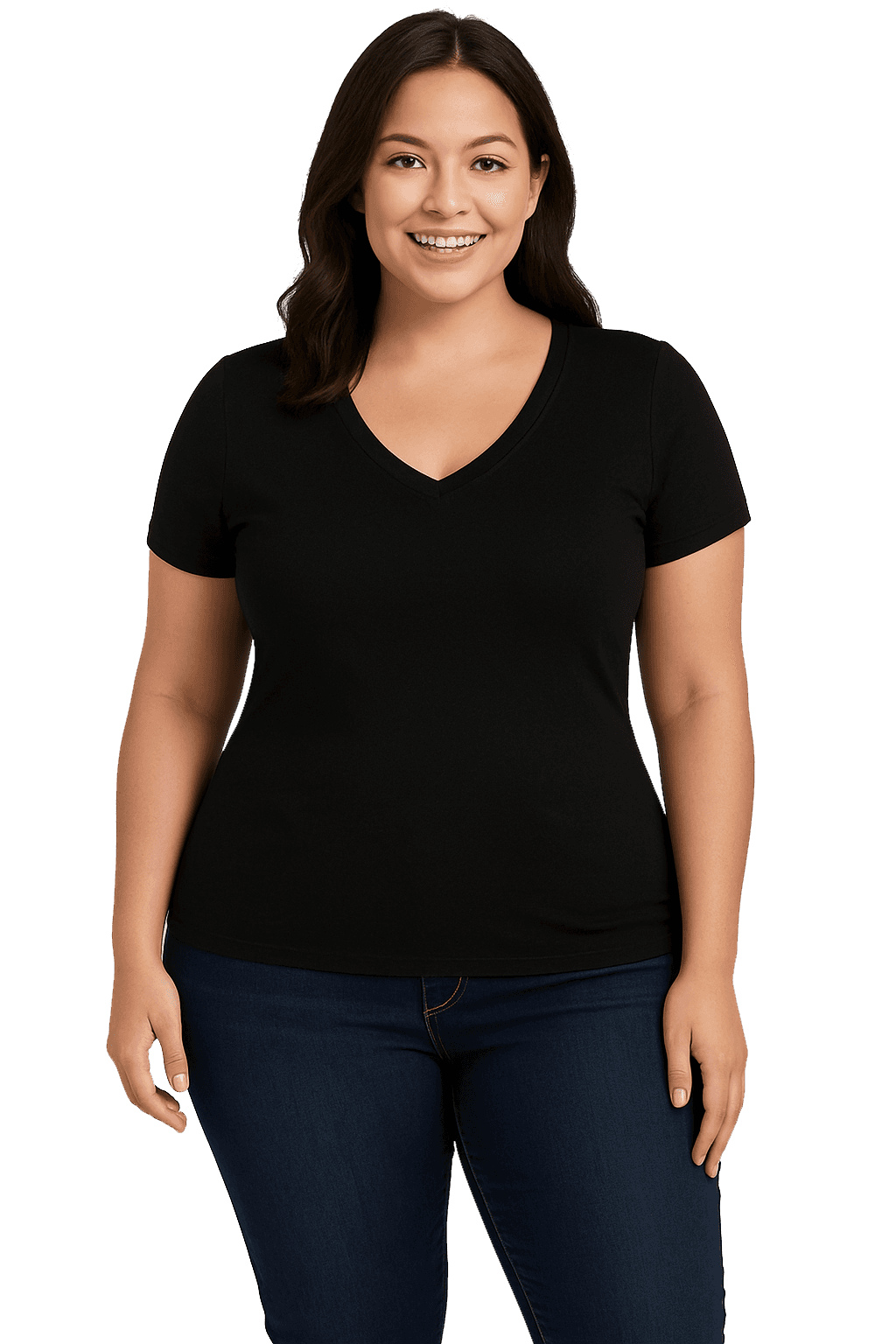 Blusa Básica Manga Plus Set x 5