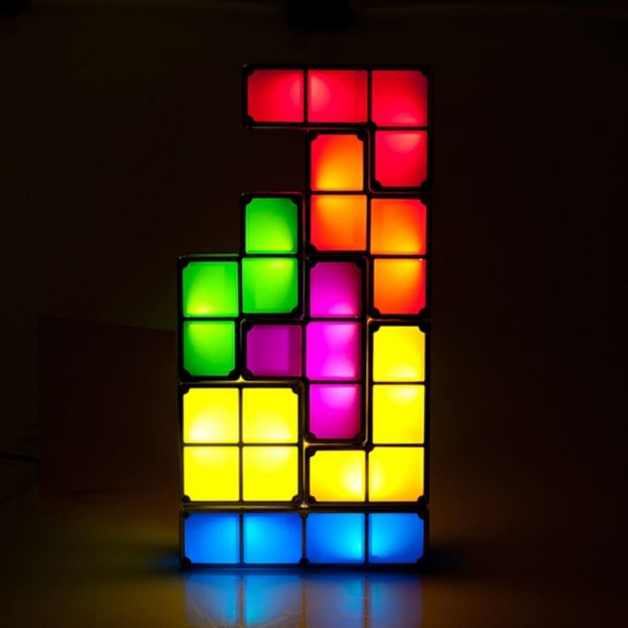 Lampara tetris armable 7 piezas