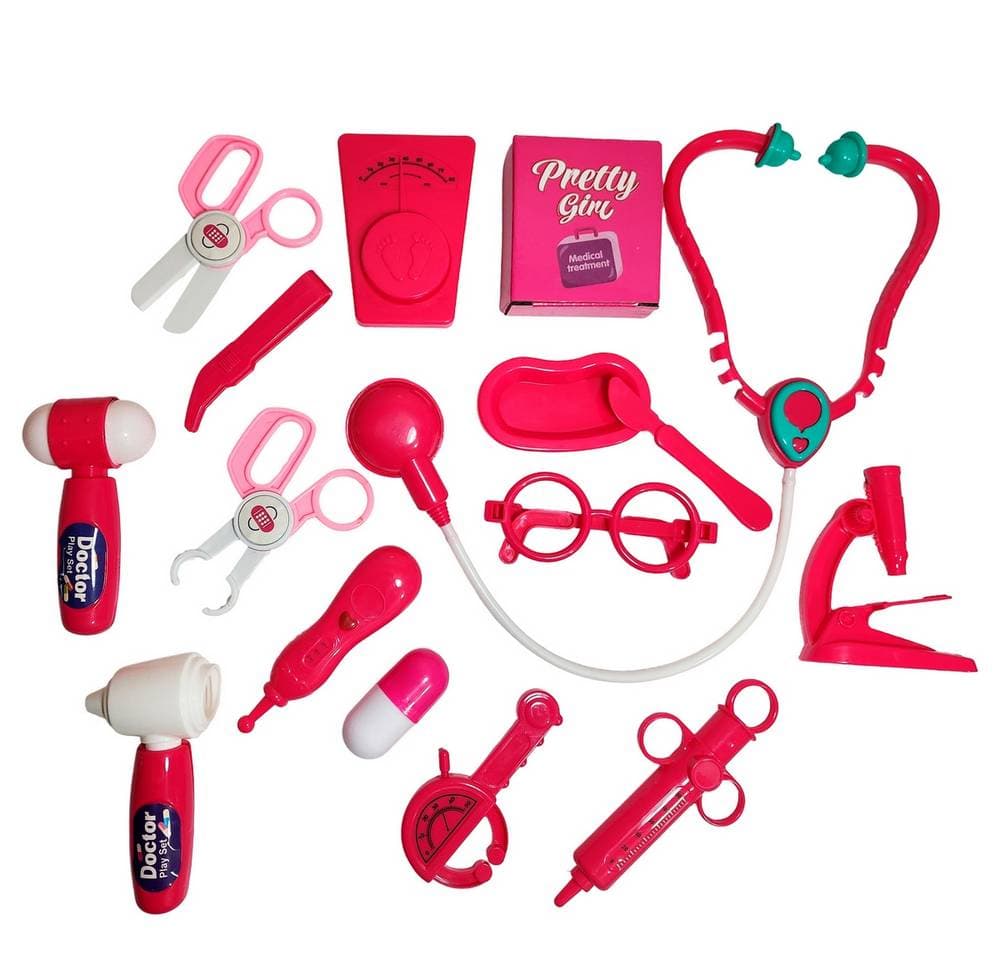 Set Kit Medico Doctora Juguete Utencilio