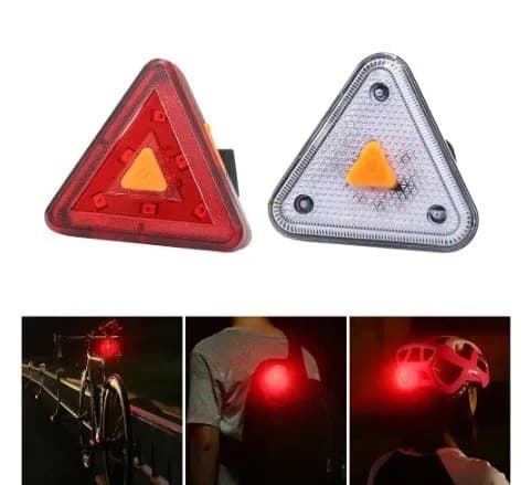 Luz Bicicleta Trasera Triangulo HYD-009