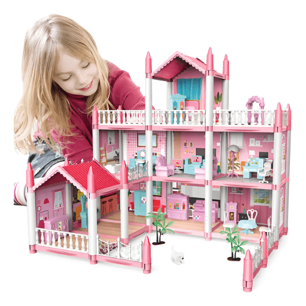 Casa De Muñecas De 3 Pisos