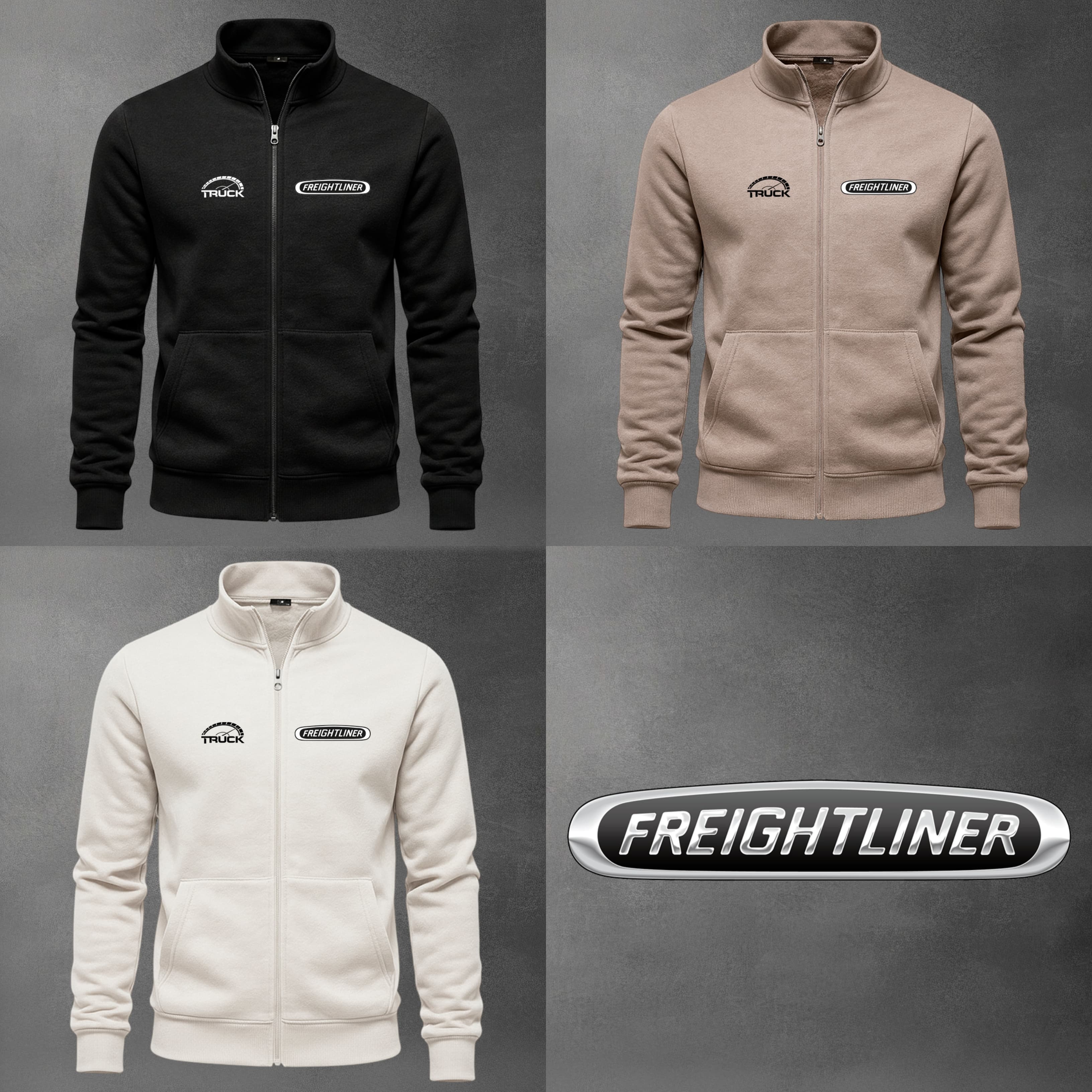 Camion freightliner bordado cuello alto