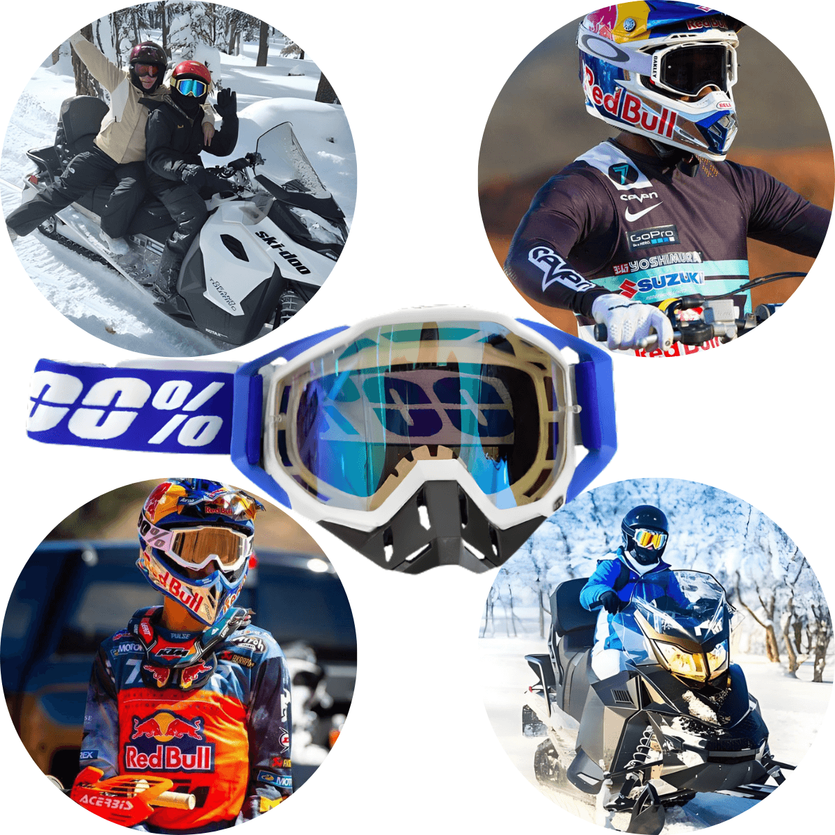 Gafas goggles armega 100% casco enduro