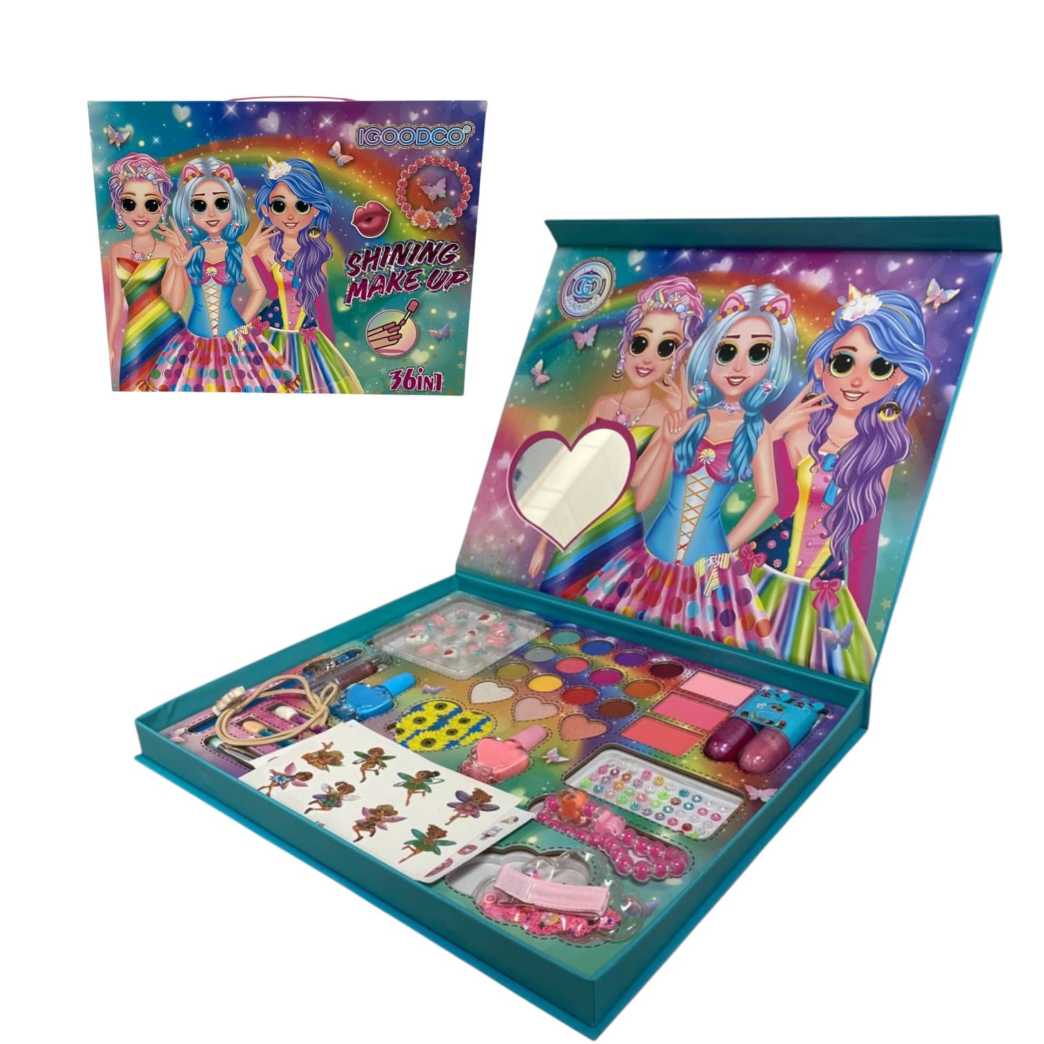 Set Kit Maquillaje Real Niñas 36 En 1
