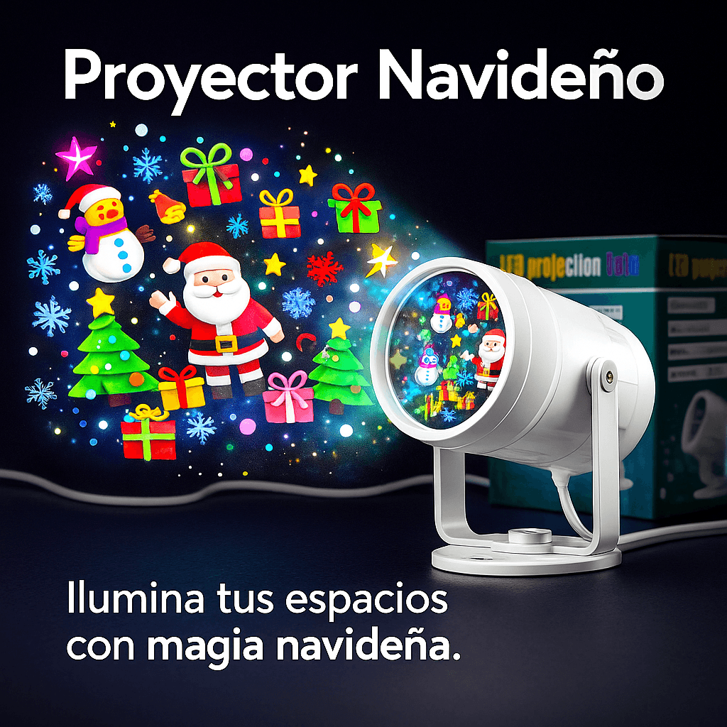 proyector navideño