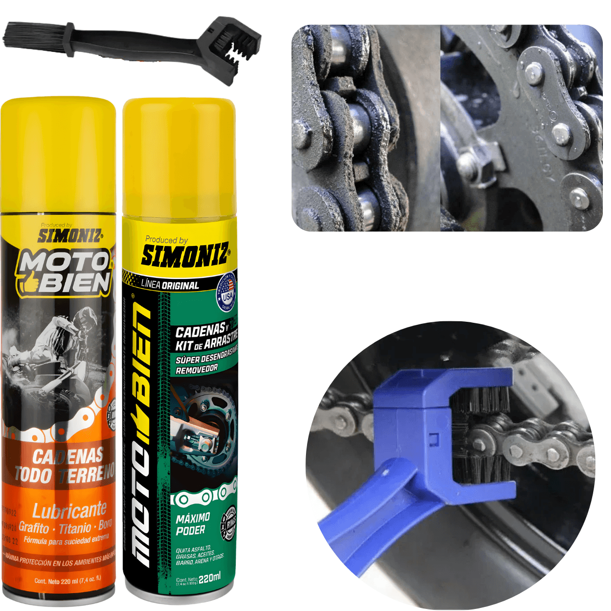 kit mantenimiento simoniz moto enduro cr