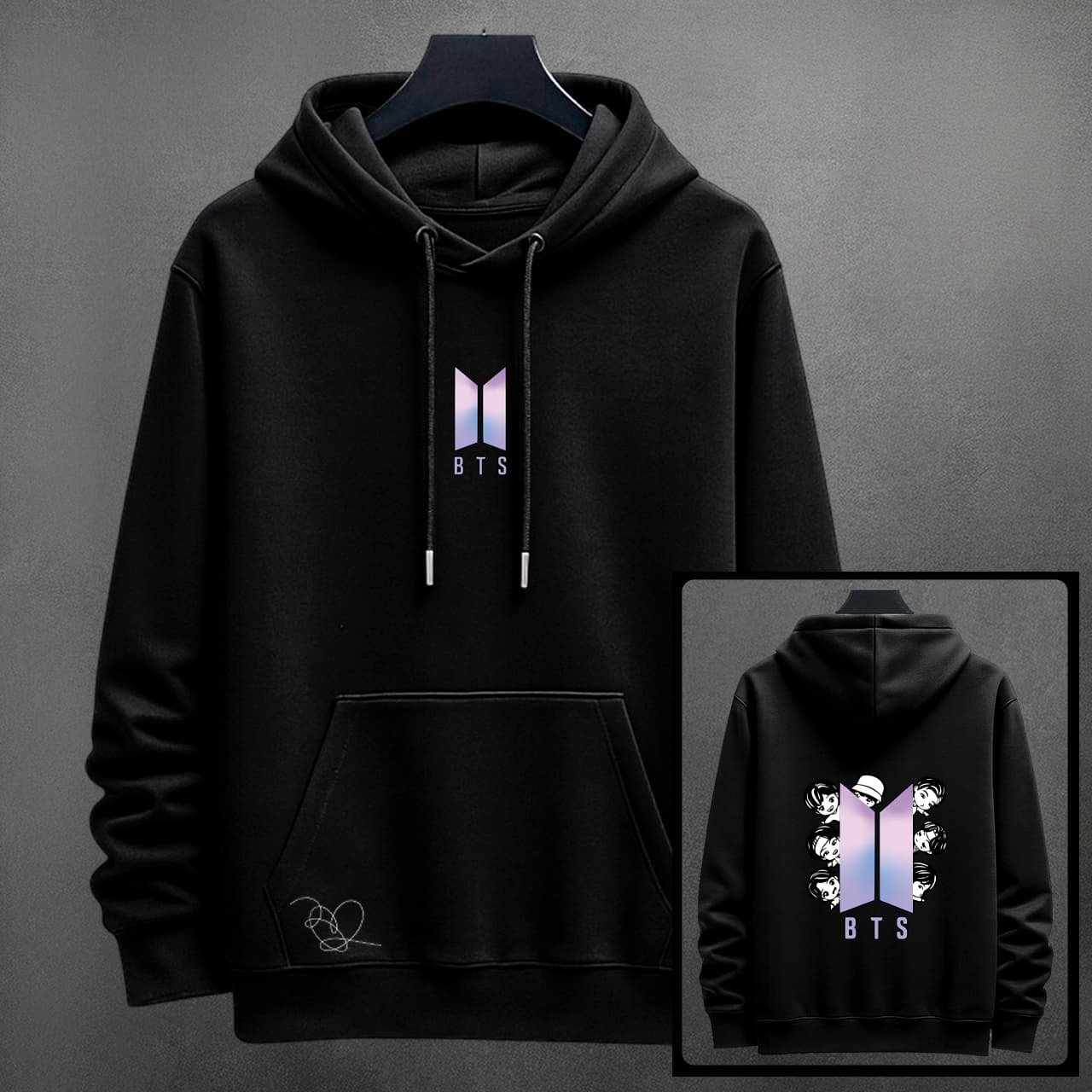 BUZO MUSICA BTS ESTAMPADO