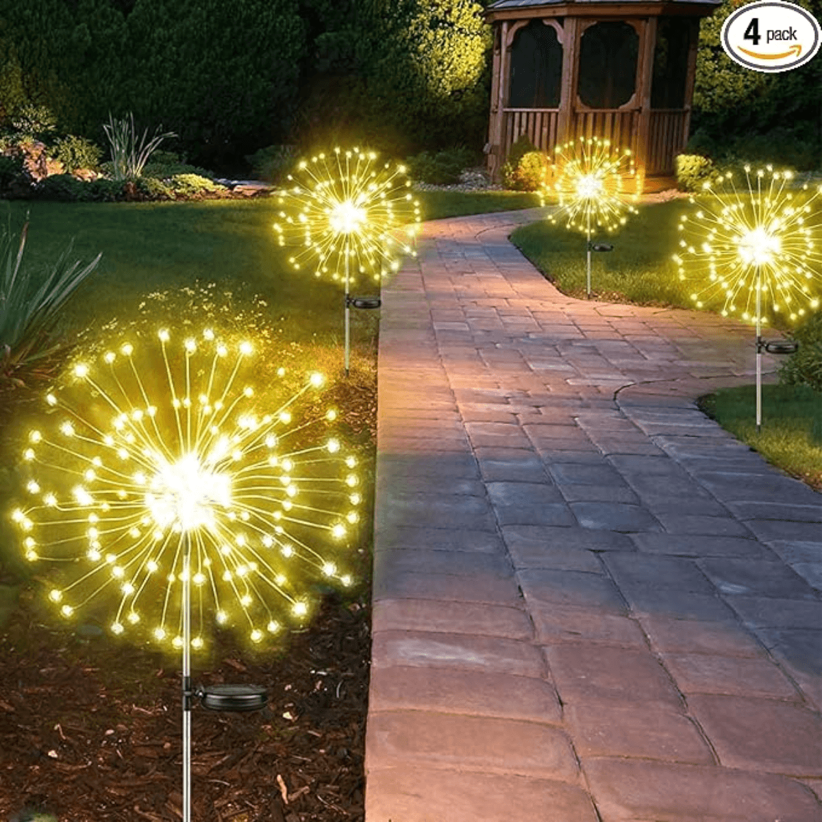 Luces Navideñas Solares Para Fuegos