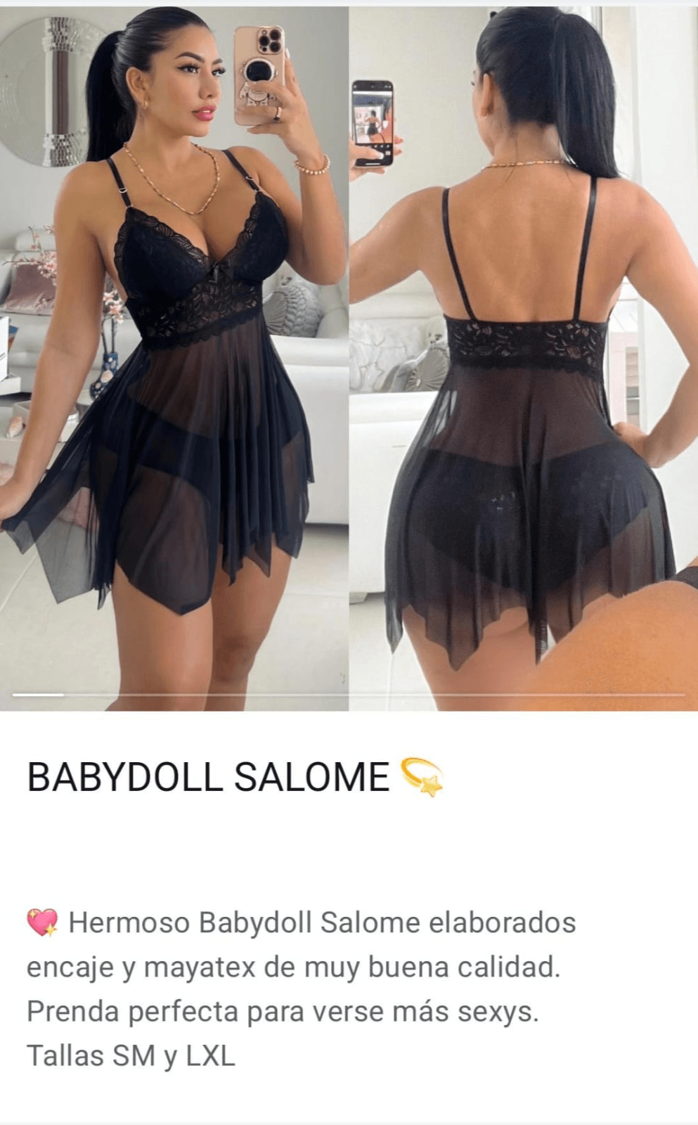 BABYDOLL SALOME EN MALLATEX
