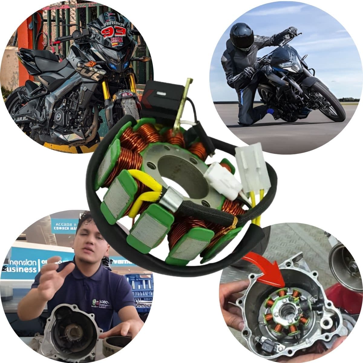 Plato bobinas varroc orginal ktm 200