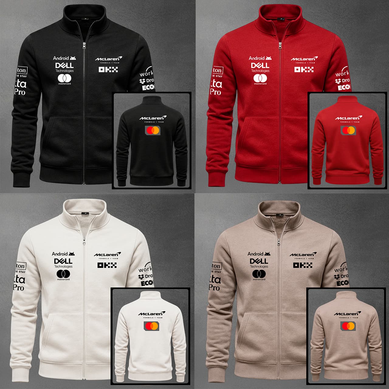 BUZO CUELLO ALTO F1 MCLAREN ESTAMPADO