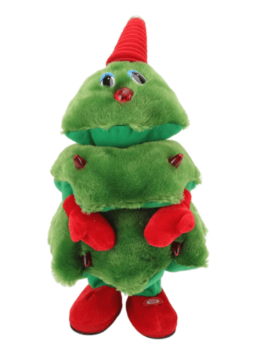 Árbol de Navidad eléctrico de peluche