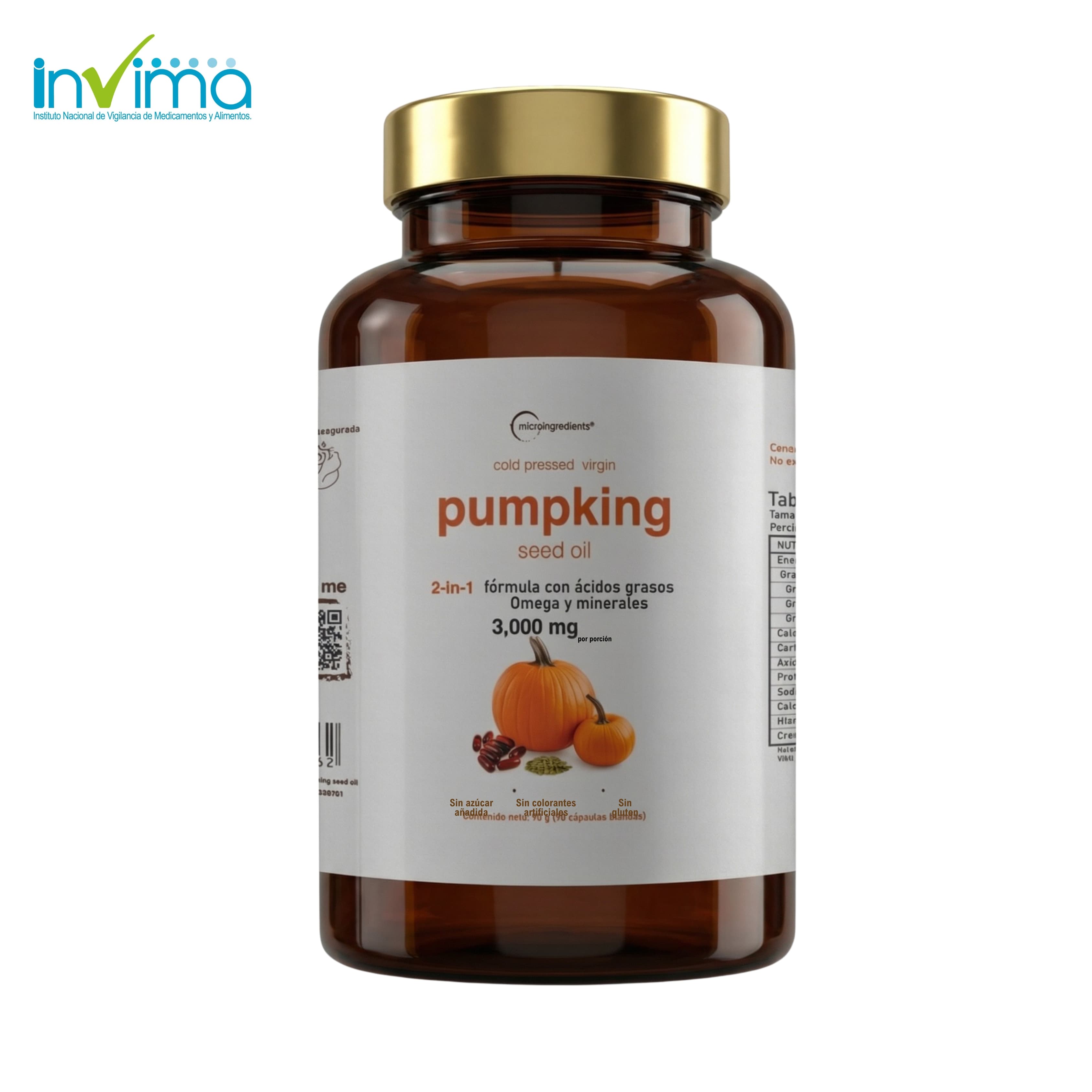 Aceite de Semilla de Calabaza "Frasco"