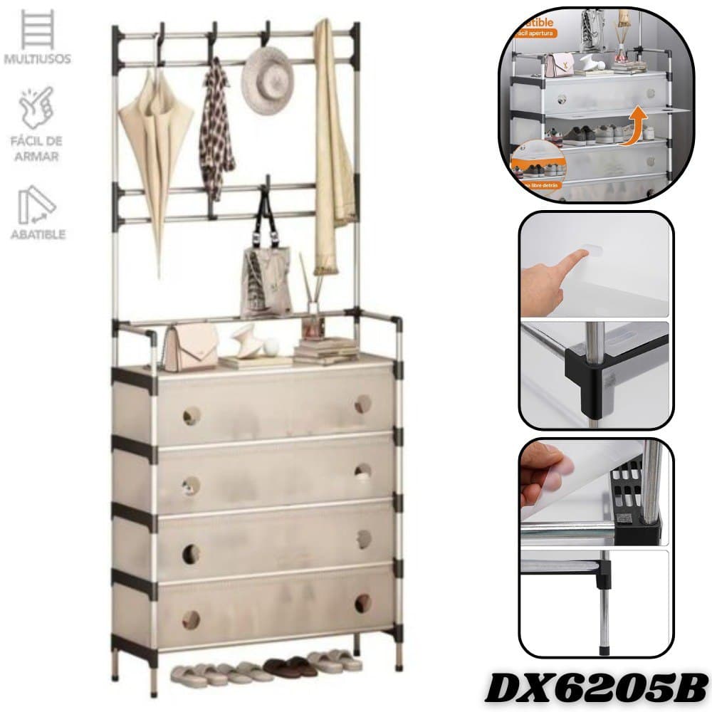 Closet Gabinete Perchero X5 Dx6205b