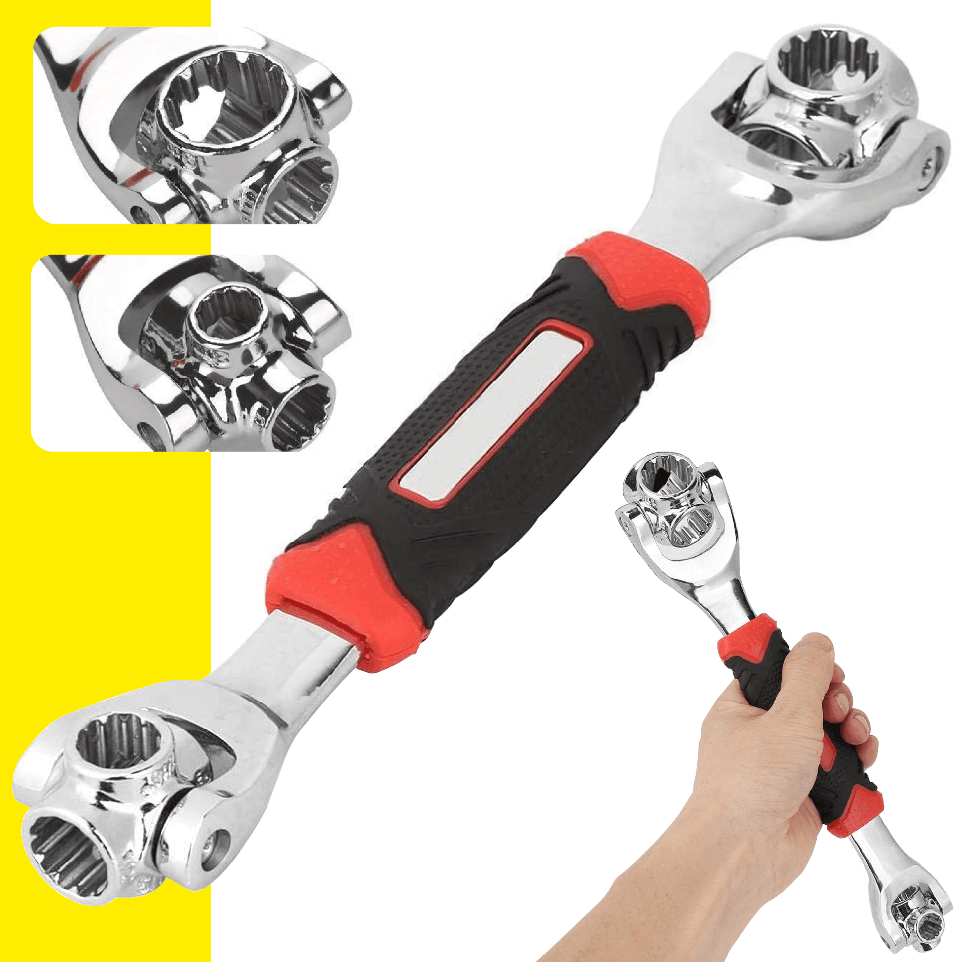 Llave Multiusos 48 En 1 Giratoria 360