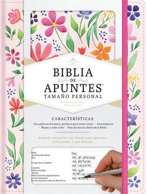 BIBLIA DE APUNTES FLORAL