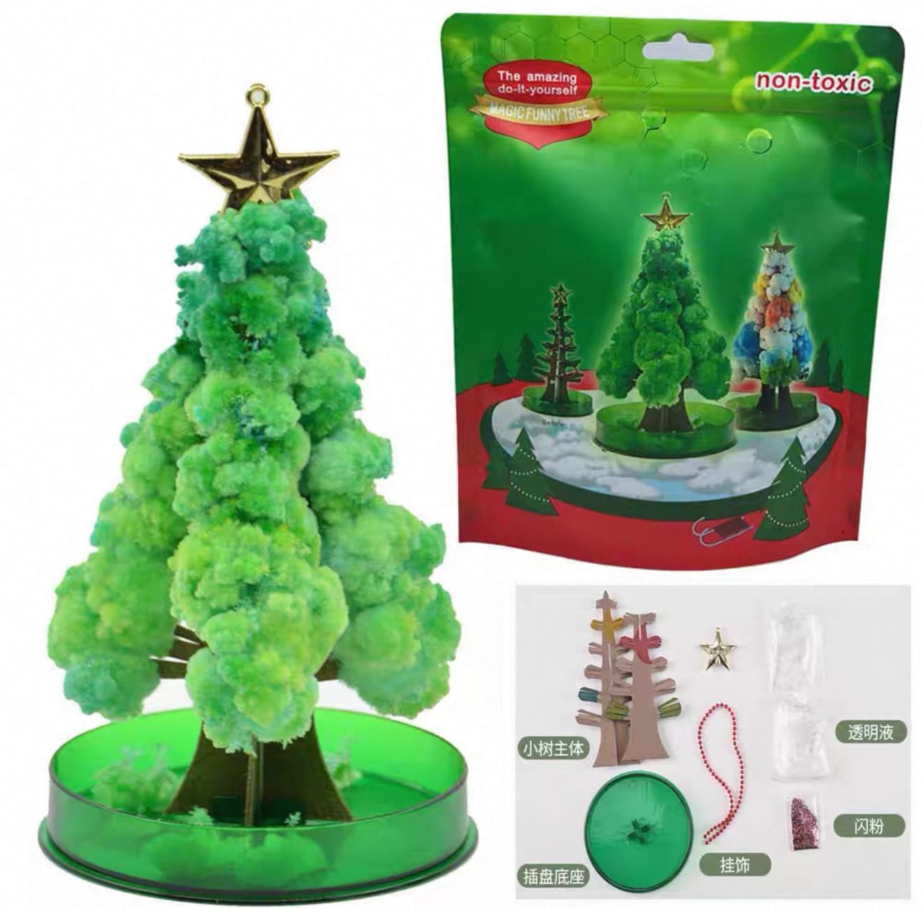COMBO 2 Arbolitos de navidad magicos