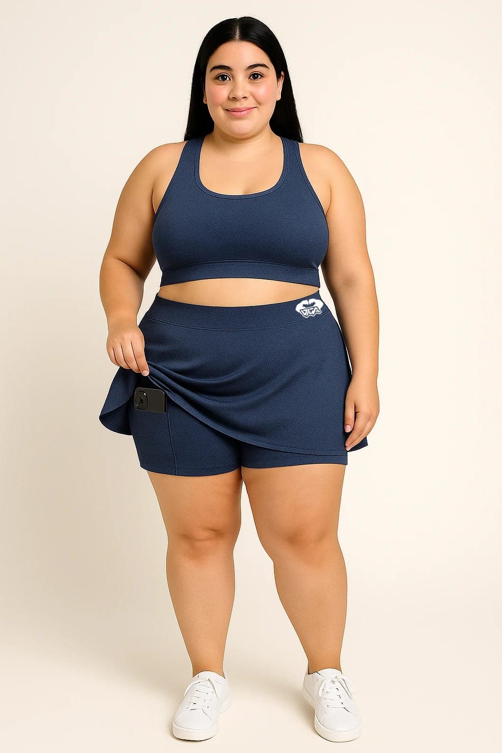 CONJUNTO FALDA SHORT Y TOP