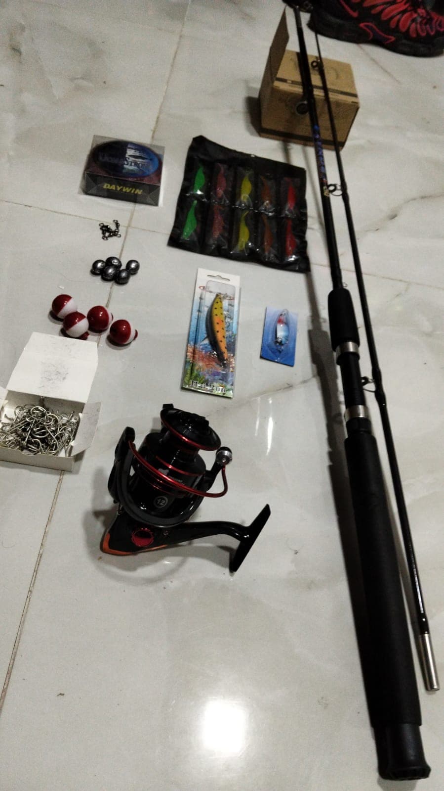 COMBO DE PESCA 4000 EN FIBRA DE CARBONO