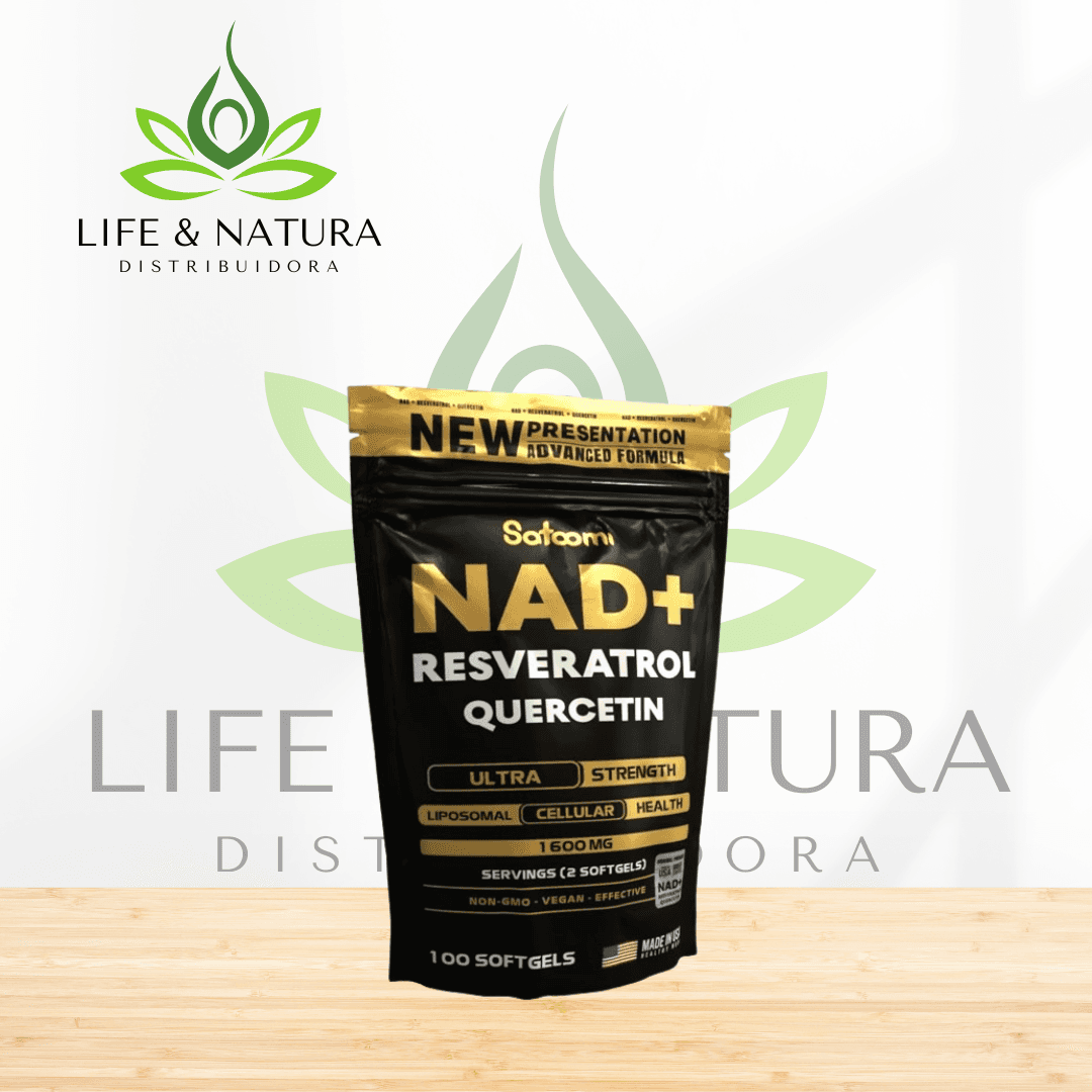 NAD+RESVERATROL Y QUERCETINA BOLSA x1