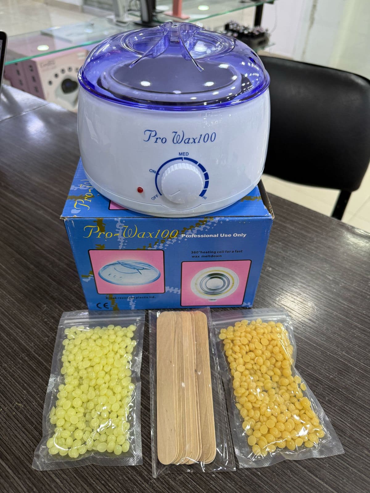 Olla Para Cera+Dos Bolsas De Cera