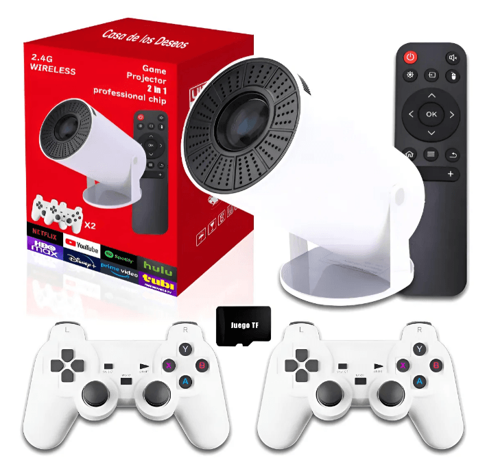 Proyector Hy300 Con Juegos Y Controles