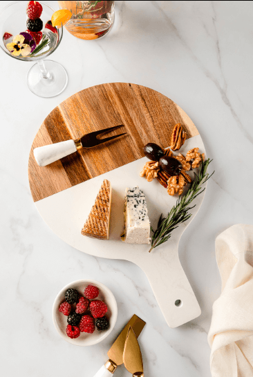 Tablas de mármol Gourmet Redonda