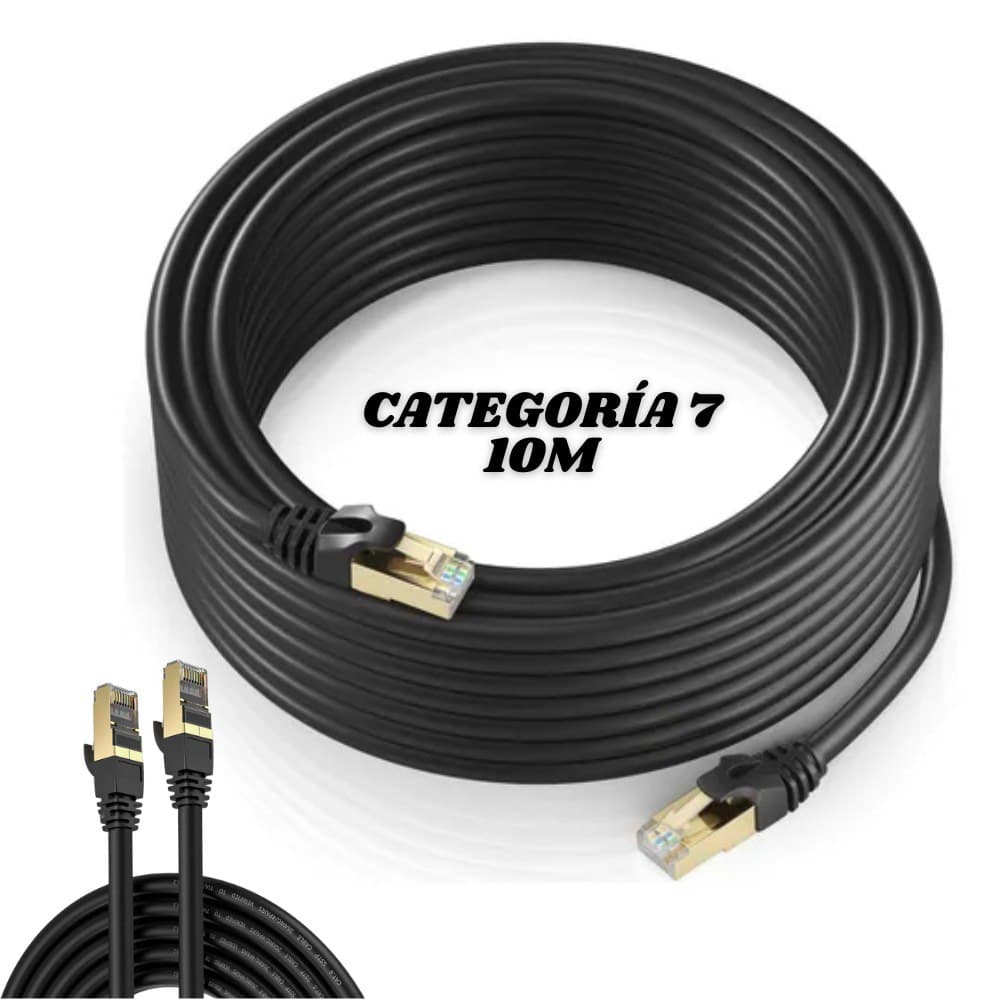 Cable Lan De Internet Cat7e 10 metros