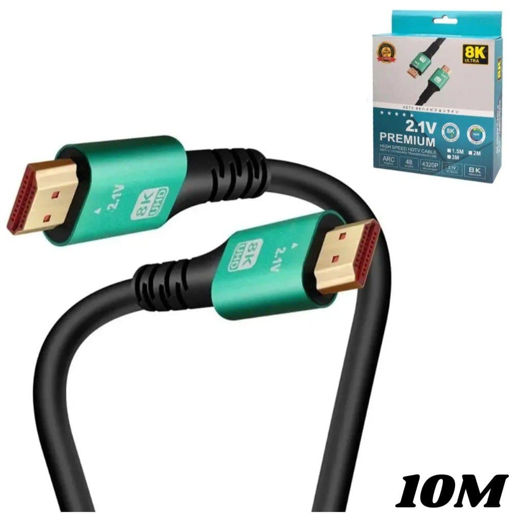 Cable Hdmi 8k 10 Metros Hdtv 2.1