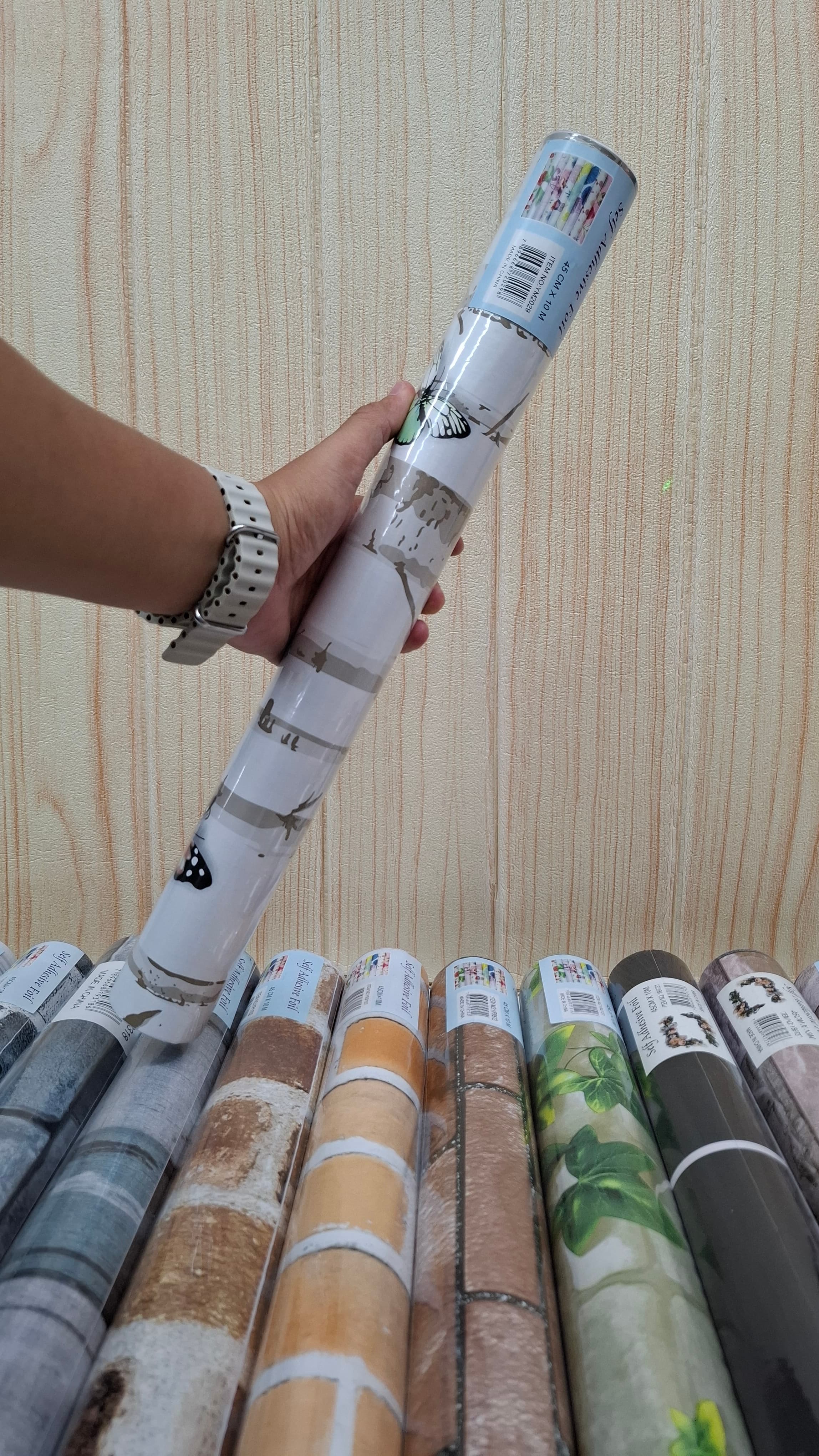 Rollo adhesivo dibujos PVC 10mts YM2029