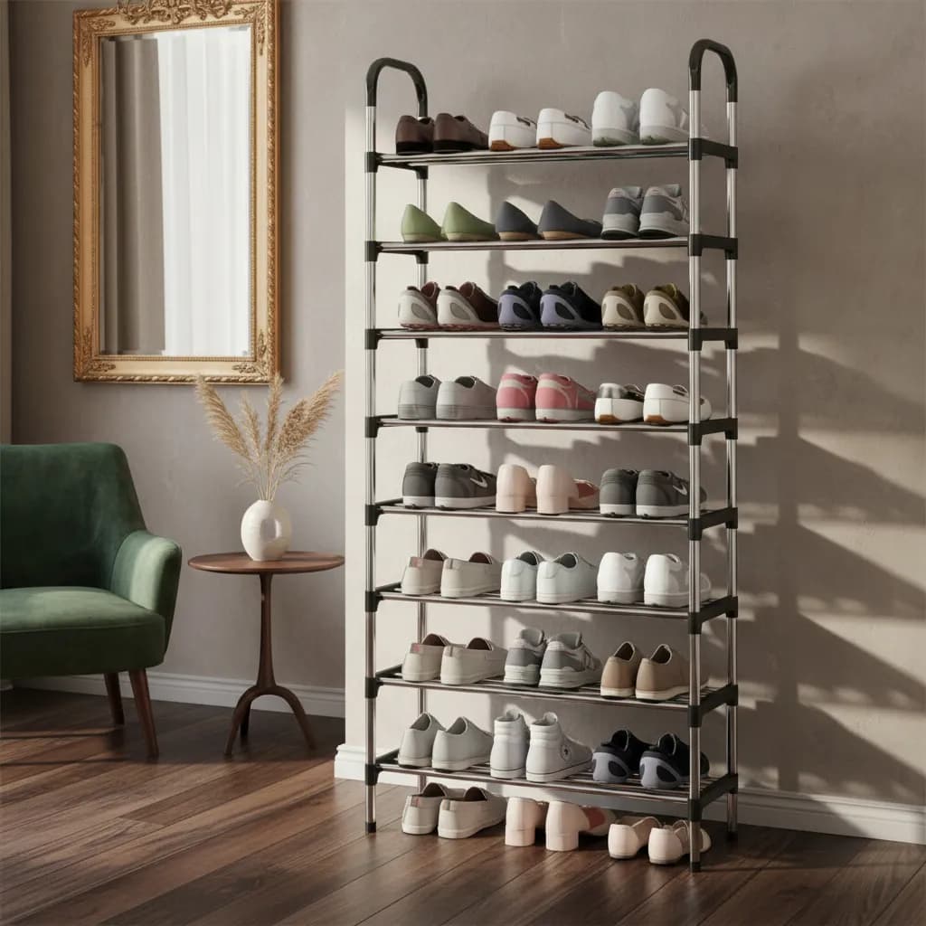 Organizador Zapatero 8 Niveles Metalico