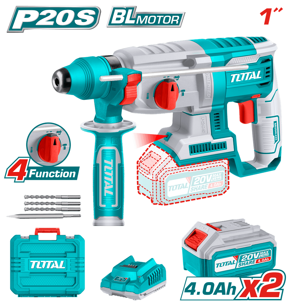 ROTOMARTILLO INALA 20V SDS PLUS 2.5 JUL