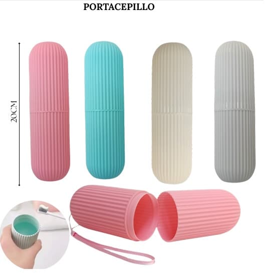 Porta Cepillos Capsula Viajero Estuche M