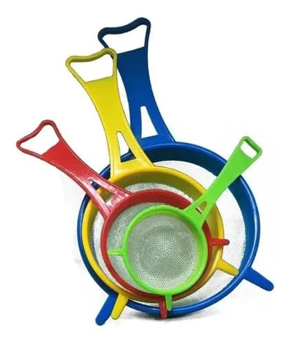 Juego De Coladores De Malla 4und plastic