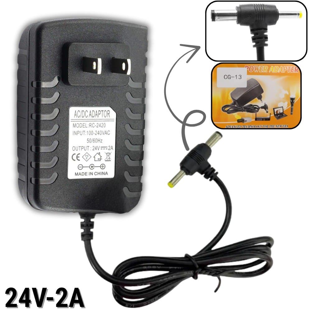 Cargador Adaptador De Voltaje 24V 2A