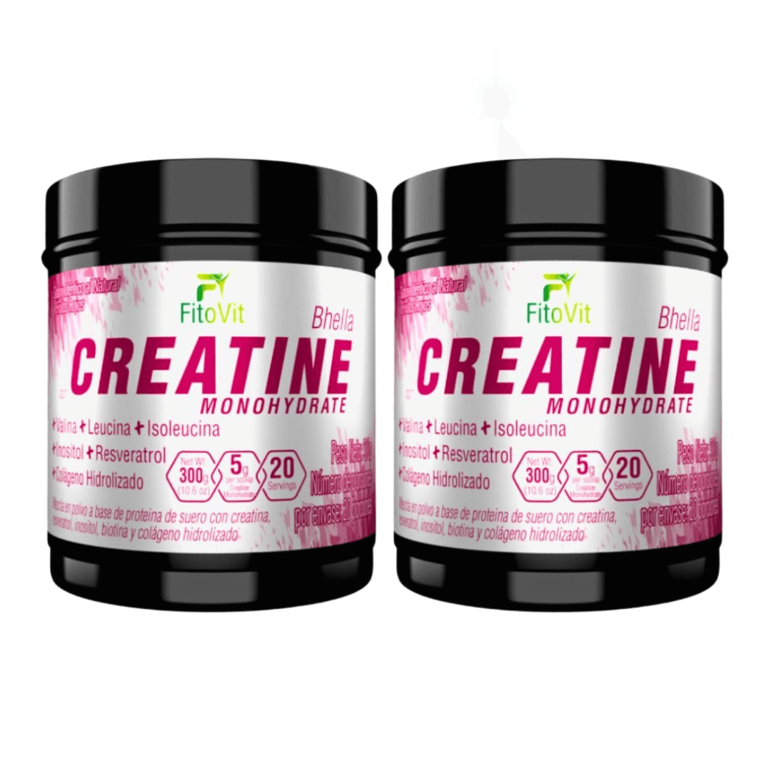 Creatina Monohidratada 300gr Bhella x2
