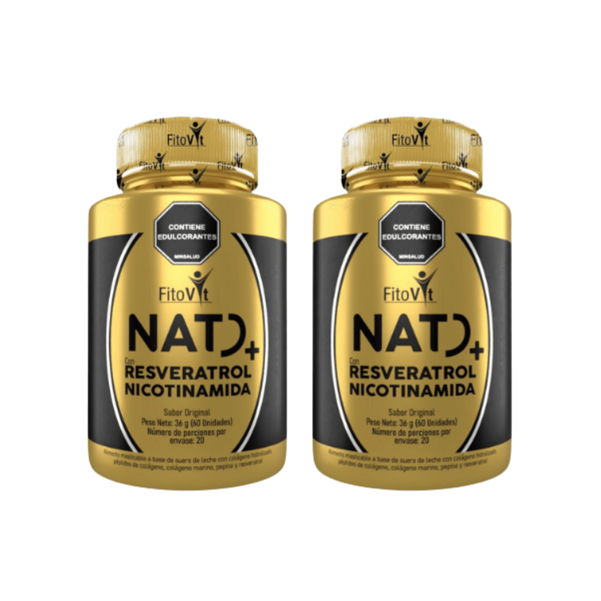 RESVERATROL NAD NICOTINAMIDA 60und x2