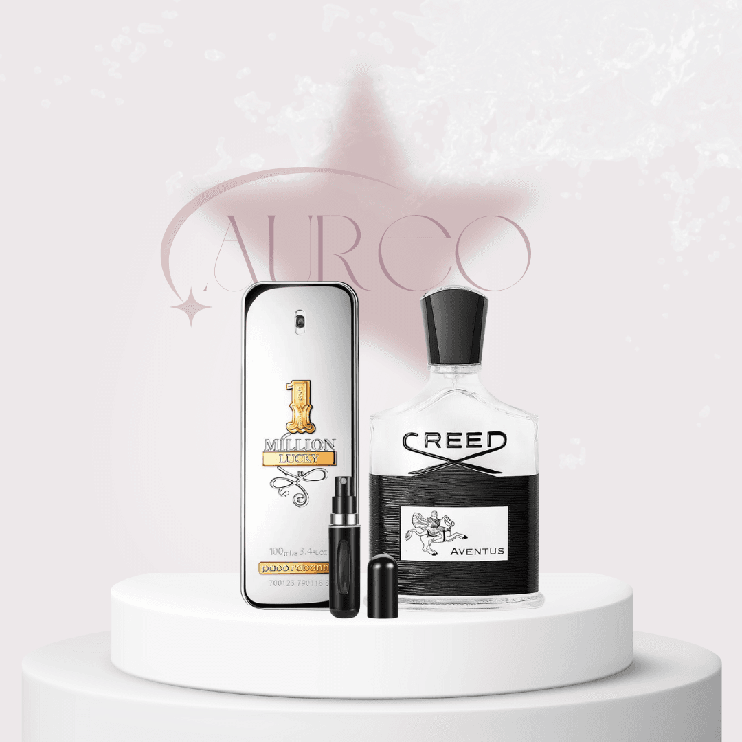 one million lucky + Creed Aventus + P