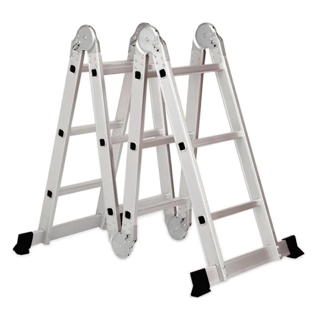 Escalera Aluminio Plegable 12 pasos