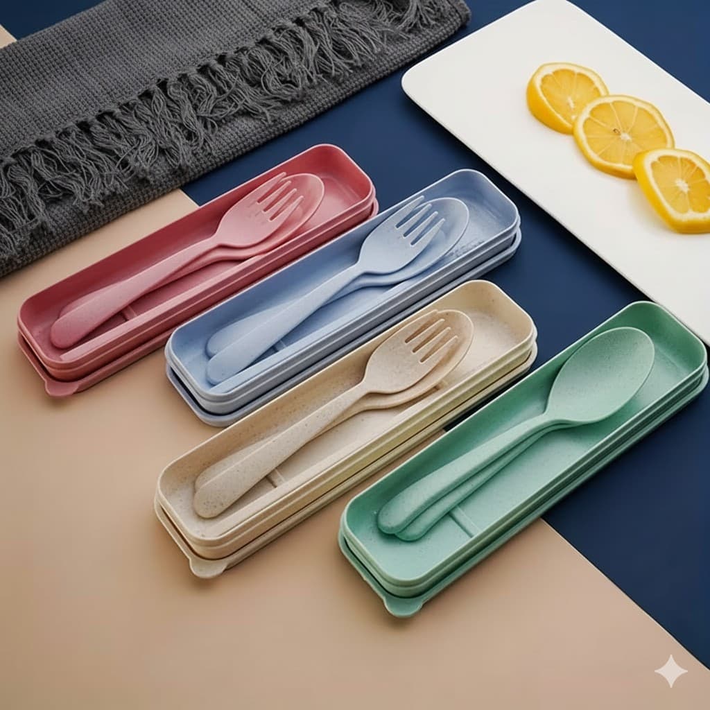 Set Personal Portátil Cuchara+Tenedor