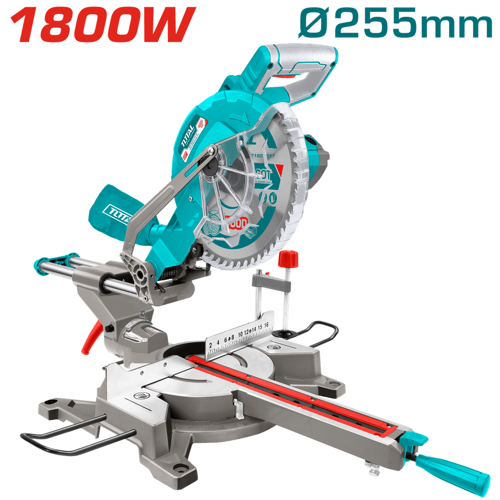 SIERRA INGLETEADORA 1800W 10" TELESCOPIC