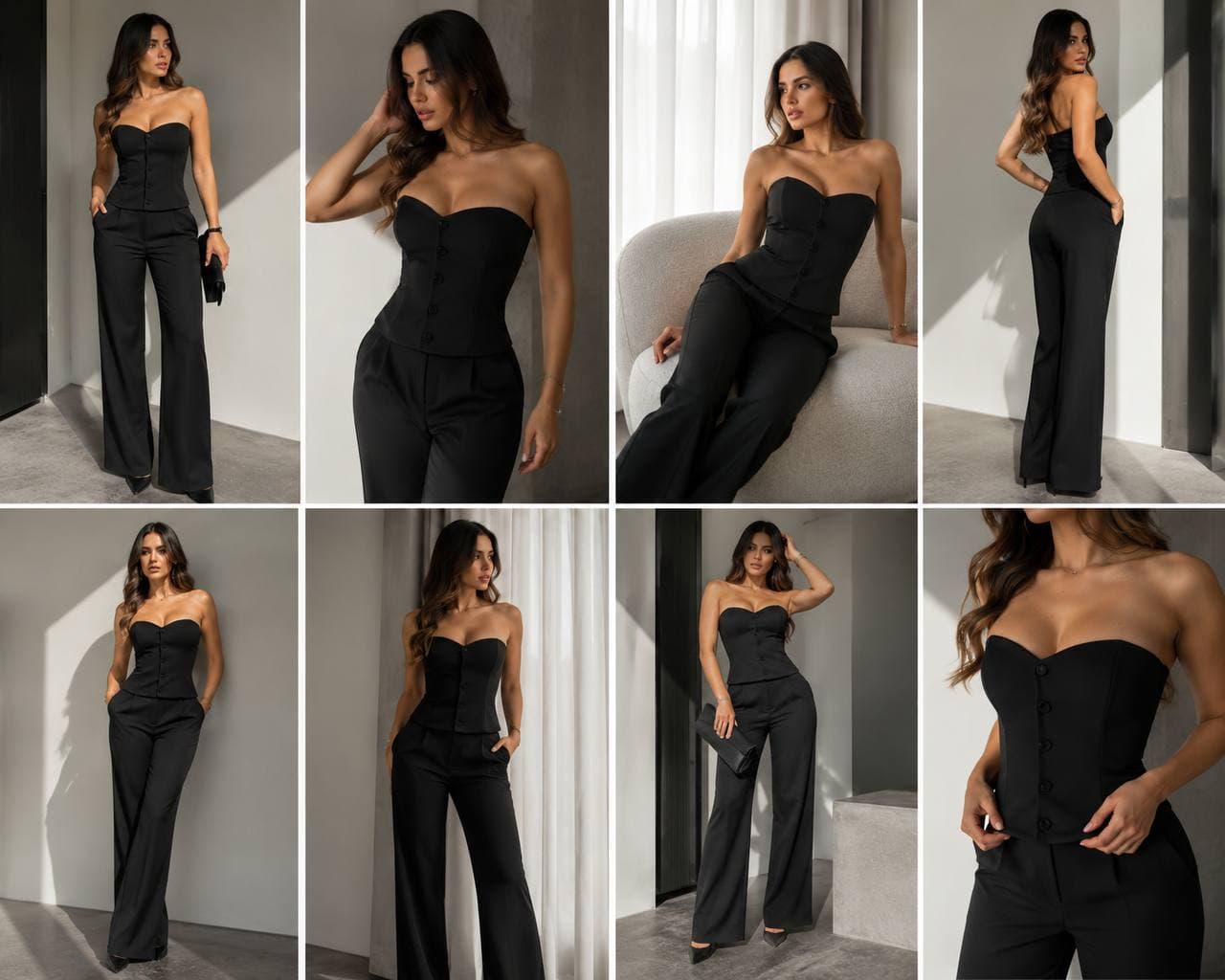 Conjunto chaleco y pantalón GABRIELA