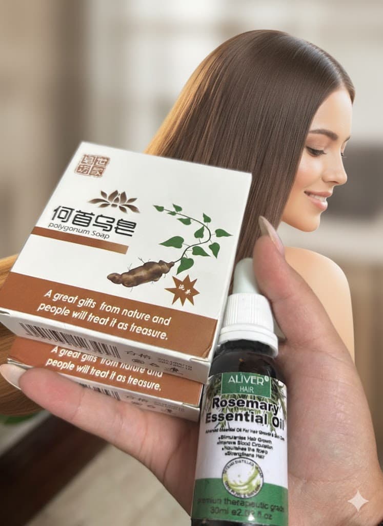 SHAMPOO EN BARRA X2 + 1 ACEITE ROSEMARY