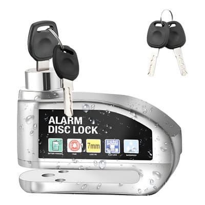 VA Candado de disco con alarma