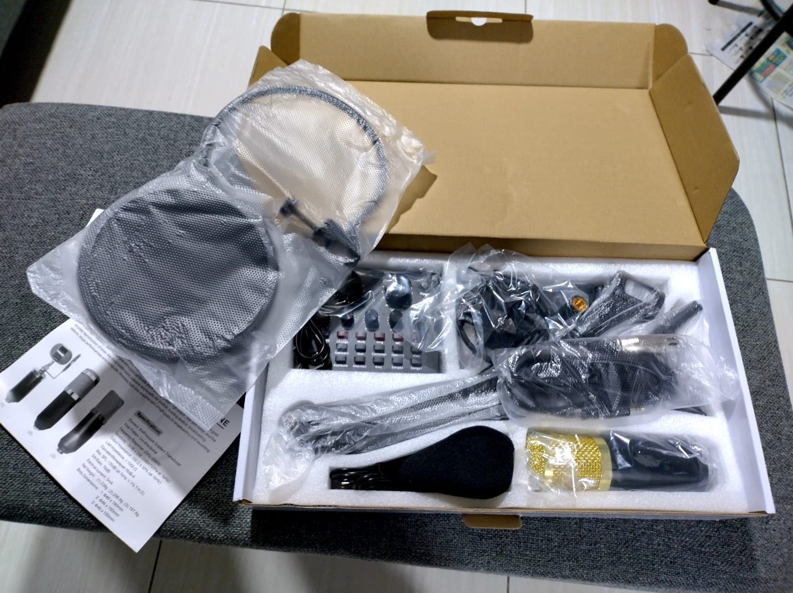 Agarrador del microfono bm-800