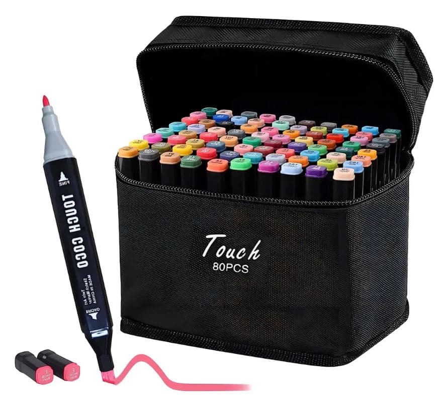 Kit X 80 Piezas Marcadores Artísticos