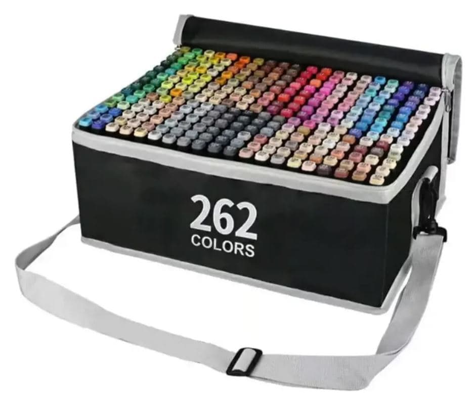 Kit X 262 Piezas Marcadores Artísticos