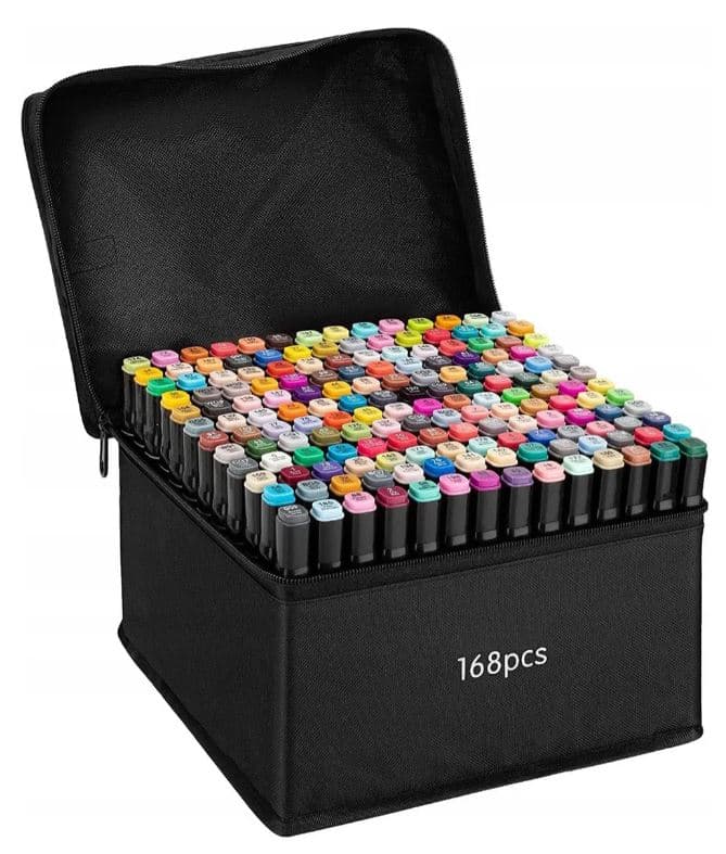 Kit X 168 Piezas Marcadores Artísticos